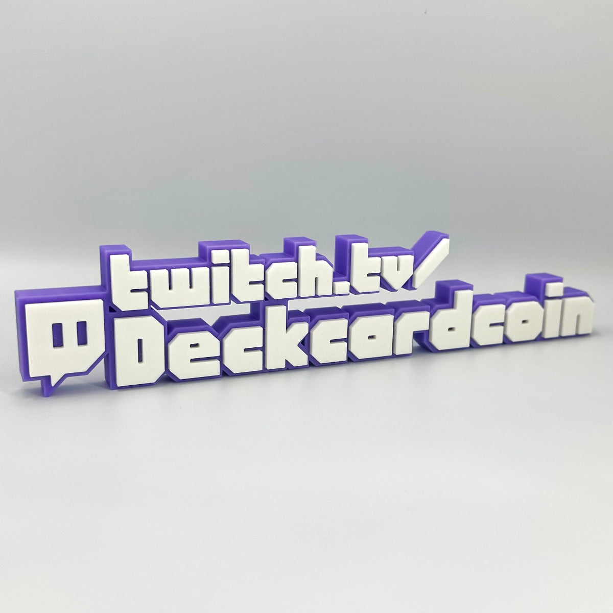 Ultimate Custom Twitch Nameplate | Personalised Streamer Desk Sign for Gamers
