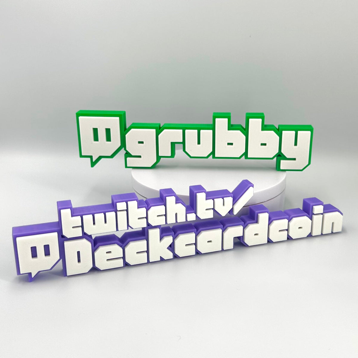 Ultimate Custom Twitch Nameplate | Personalised Streamer Desk Sign for Gamers