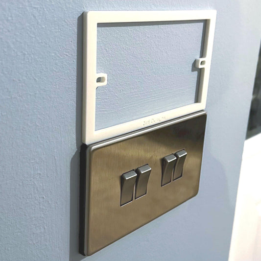 Light Switch & Plug Socket Spacer Plates - Wall Fitting / Back Box Extender (3D Printed, Custom Sizes)