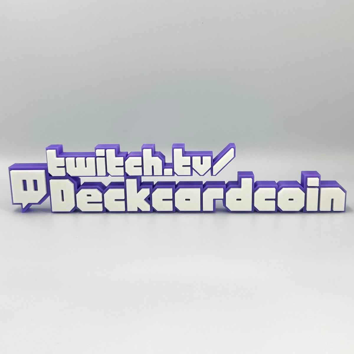 Ultimate Custom Twitch Nameplate | Personalised Streamer Desk Sign for Gamers