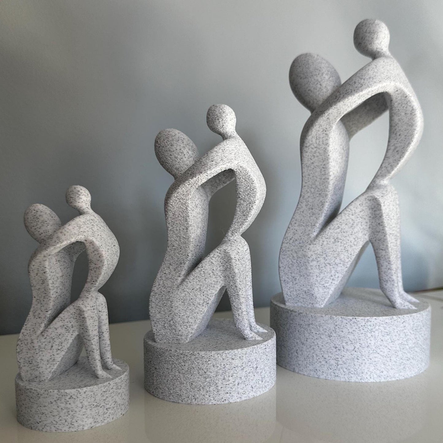 Mother & Child Abstract Sculpture