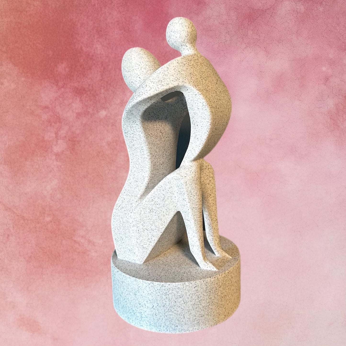Mother & Child Abstract Sculpture