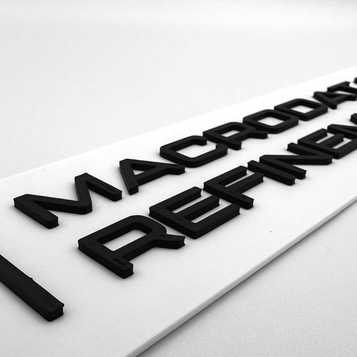 Distopian Signs Diy Custom Dystopian Office Wall Sign - Retro Minimalist 3D Printed Decor ...