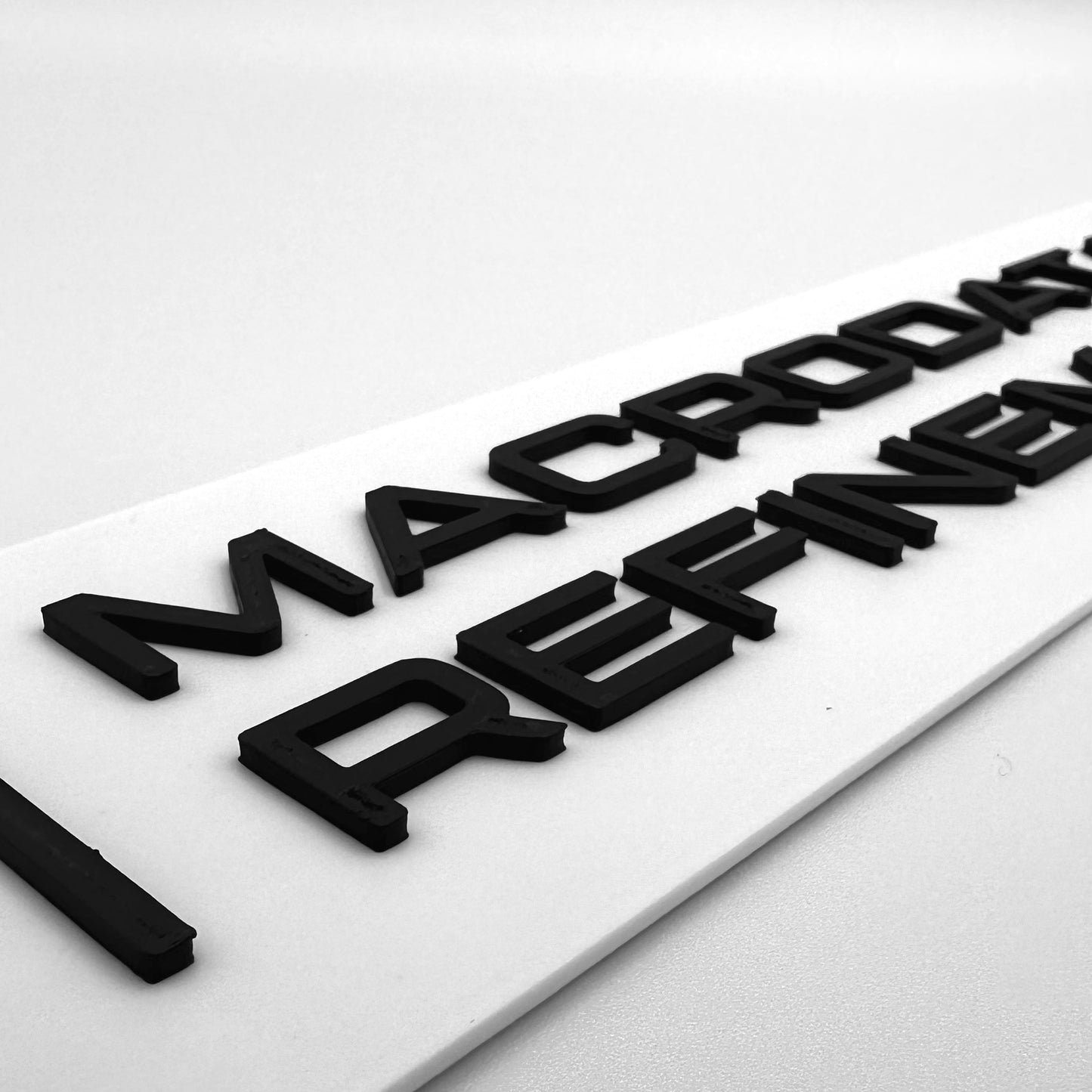Corporate Dystopia-Inspired Office Wall Sign | Custom 3D Printed