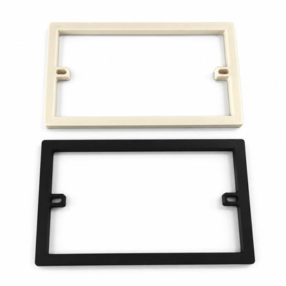 Light Switch & Plug Socket Spacer - 2mm to 30mm, Flame-Retardant ABS Plastic | Back Box Extension Plate & Slimline Faceplate Extender (UK Standard, Custom Sizes)