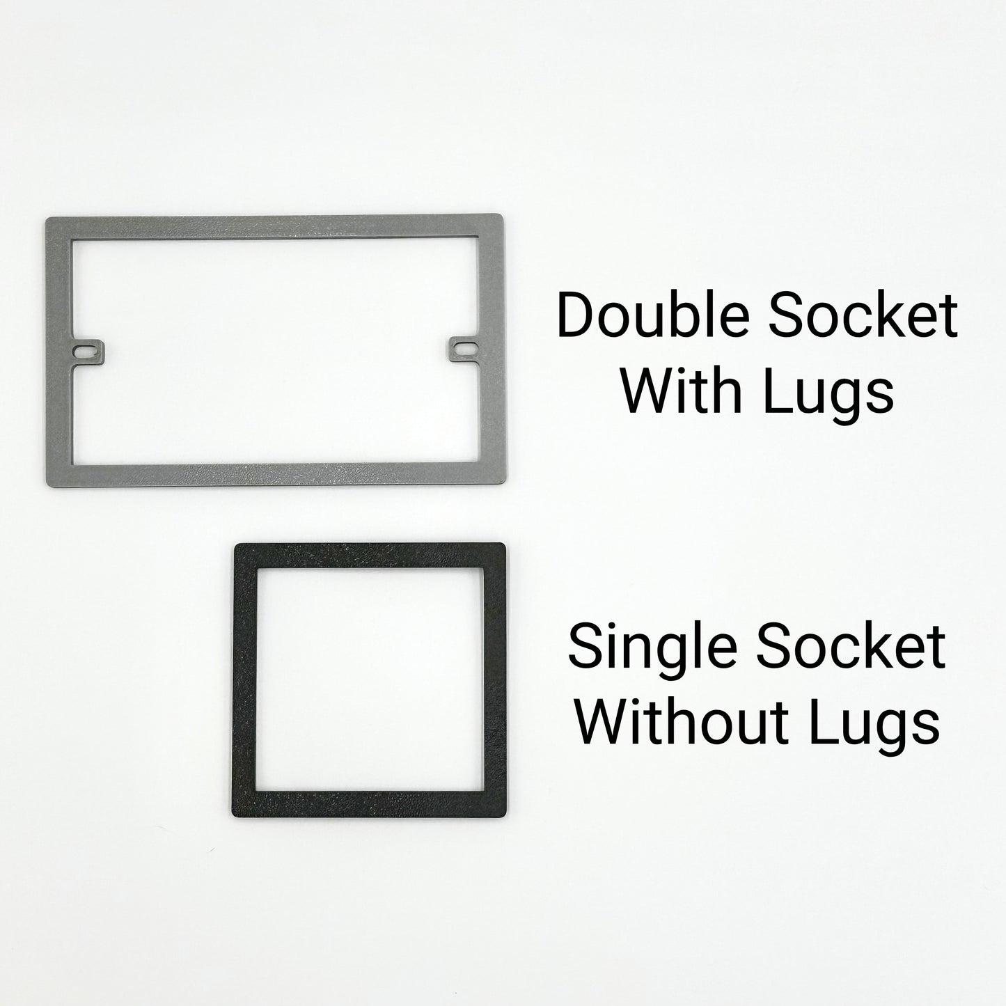 Light Switch & Plug Socket Spacer Plates - Wall Fitting / Back Box Extender (3D Printed, Custom Sizes)