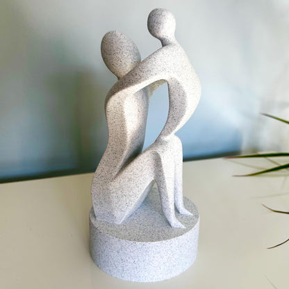 Mother & Child Abstract Sculpture