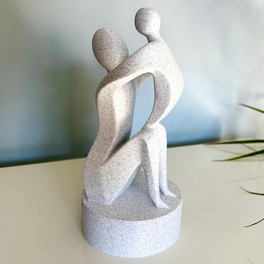 Mother & Child Abstract Sculpture