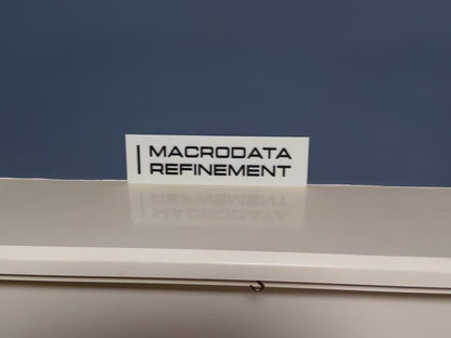 Corporate Dystopia-Inspired Office Wall Sign | Custom 3D Printed